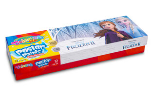 Guaššvärvid Colorino Disney Frozen II, 12 värvi, 20 ml (hõbedane ja kudne) hind ja info | Kunstitarbed, voolimise tarvikud | hansapost.ee