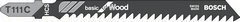 Tikksaeterad puidule Bosch T111C, 5 tk hind ja info | Käsitööriistad | hansapost.ee