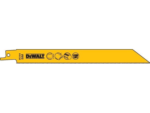 Saetera metallile Dewalt 203mm DT2354, 5 tk hind ja info | Aiatööriistade varuosad | hansapost.ee