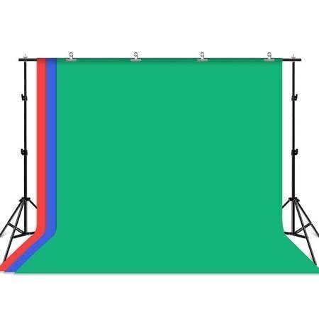 Puluzi fotostuudio taustadekoratsiooni hoidja 2 x 3 m + 3 fotostuudio taustadekoratsiooni цена и информация | Fotovalgustid, ringvalgustid ja fotostuudiod | hansapost.ee