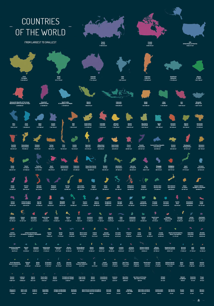 Kraabitav plakat "Countries of the World" цена и информация | Maakaardid | hansapost.ee