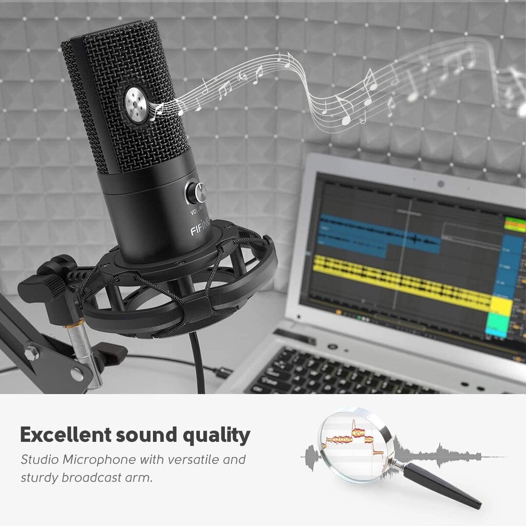 Stuudio mikrofoni komplekt Fifine T669 цена и информация | Mikrofonid | hansapost.ee