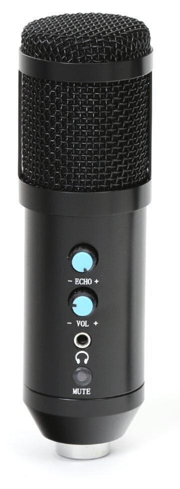 Varr Tube mikrofon mängude / taskuhäälingusaadete / voogesituste jaoks must + hoidik, popfilter цена и информация | Mikrofonid | hansapost.ee