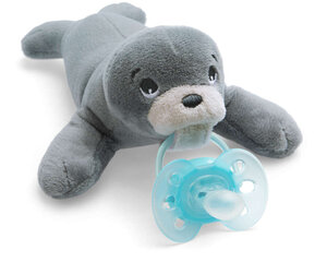 Lutt plüüsist mänguasjaga Philips Avent "Ultra soft", 0-6 kuud, SCF318/14 hind ja info | Lutid | hansapost.ee