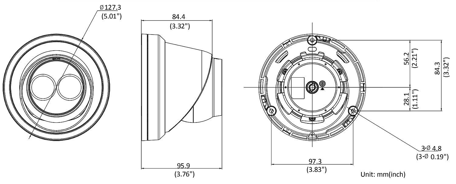 IP kaamera DS-2CD2343G2-I(4MM), Acusense, 4MP hind ja info | Valvekaamerad | hansapost.ee