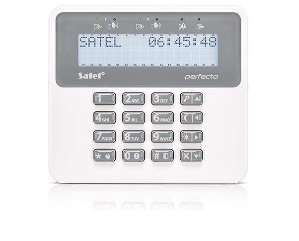 Juhtklaviatuur Satel Keypad LCD PRF-LCD цена и информация | Valvesüsteemid, kontrollerid | hansapost.ee