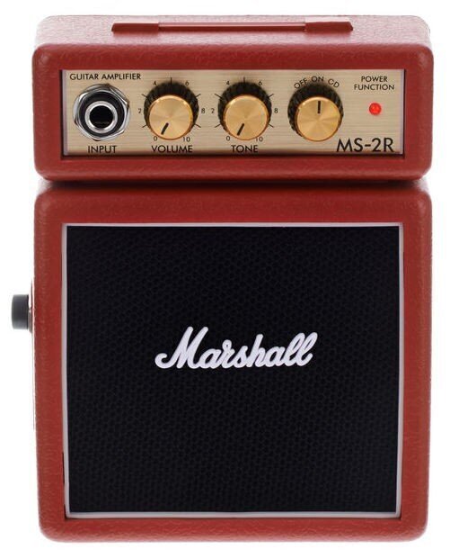 Mini võimendi elektrikitarrile Marshall MS-2R цена и информация | Muusikainstrumentide tarvikud | hansapost.ee