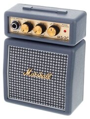 Мини-усилитель для электрогитары Marshall MS-2C цена и информация | Принадлежности для музыкальных инструментов | hansapost.ee