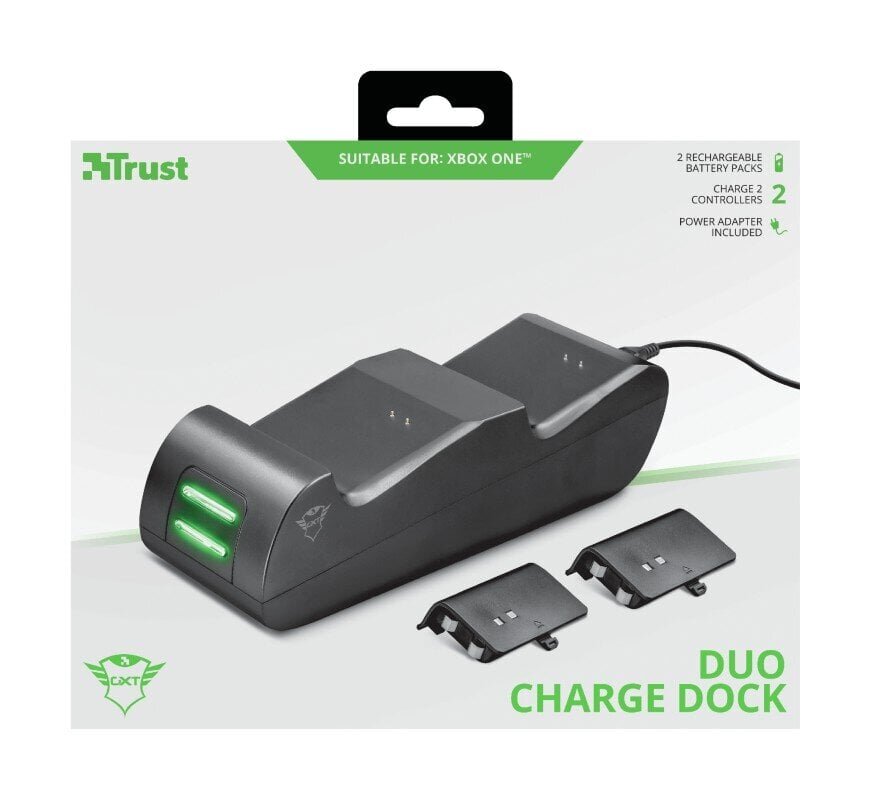 Trust GXT 247 Duo Charging Dock цена и информация | Mängupuldid | hansapost.ee