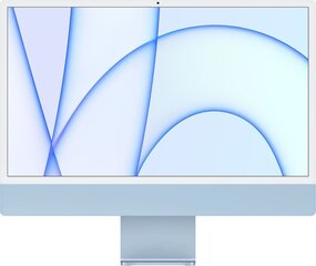 Apple iMac 24” M1 8/256ГБ Blue INT MGPK3ZE/A цена и информация | Стационарные компьютеры | hansapost.ee