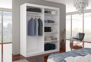 Шкаф ADRK Furniture Caro, белый цена и информация | Шкафы | hansapost.ee