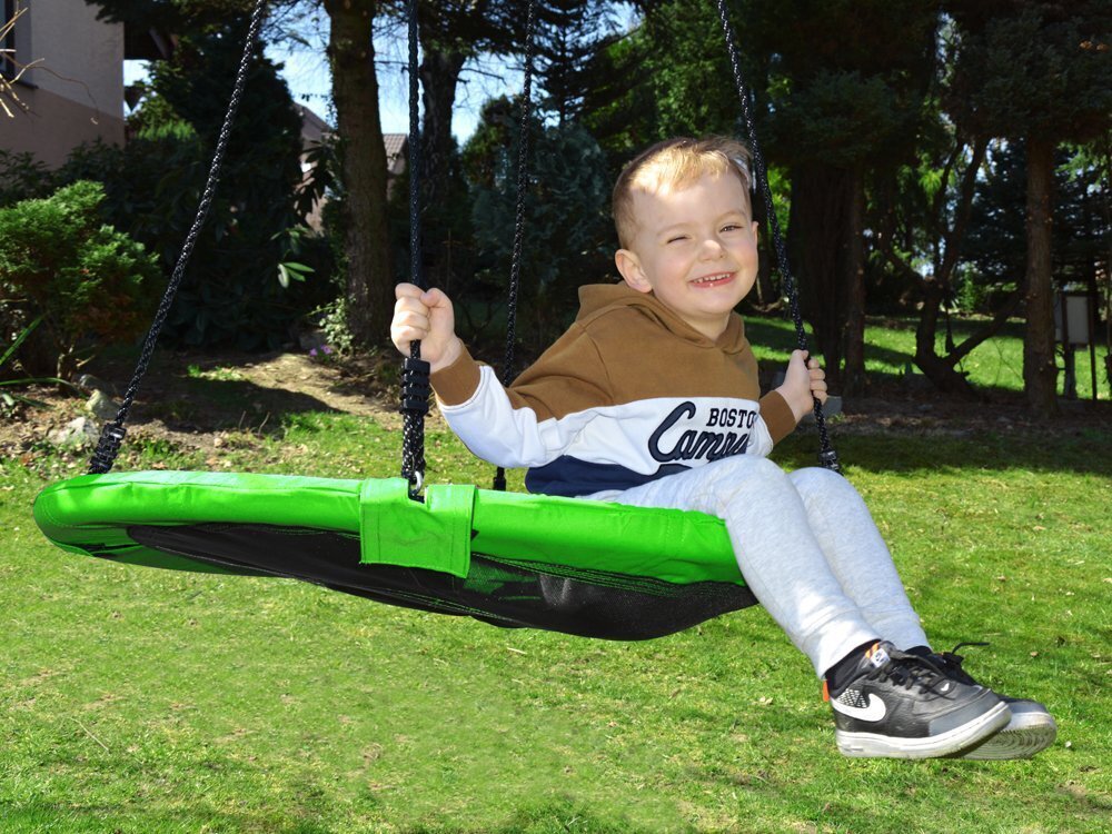 Kiik "SkyFlyer", 100 cm läbimõõduga, roheline цена и информация | Laste kiiged | hansapost.ee