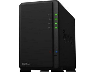 Сетевое хранилище NAS Storage Tower, 2BAY/NO HDD, USB3, DS218PLAY Synology цена и информация | Жёсткие диски (SSD, HDD) | hansapost.ee