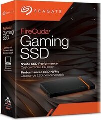 Mänguri 2TB USB-C SSD väline kõvaketas Seagate FireCuda Gaming, STJP2000400 цена и информация | Жёсткие диски (SSD, HDD) | hansapost.ee