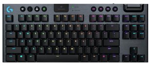 Игровая клавиатураLogitech G915 TKL Tactile, черная цена и информация | Клавиатуры | hansapost.ee