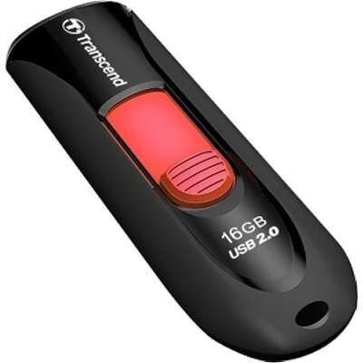 Mälupulk Transcend JetFlash 590. 16GB USB 2.0, must hind ja info | Mälupulgad | hansapost.ee