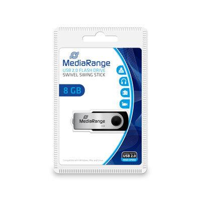 USB-mäluseade Mediarange 8GB MR908 цена и информация | Mälupulgad | hansapost.ee