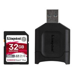 KINGSTON 32GB SDHC React + MLP SD Reader hind ja info | Kingston Arvutite lisatarvikud | hansapost.ee