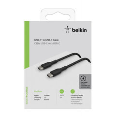 Belkin CAB004bt1MBK, USB-C, 1 m hind ja info | Juhtmed ja kaablid | hansapost.ee