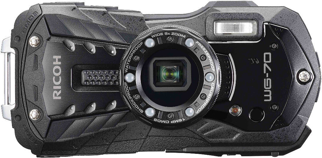 Ricoh WG-70, must цена и информация | Fotoaparaadid | hansapost.ee