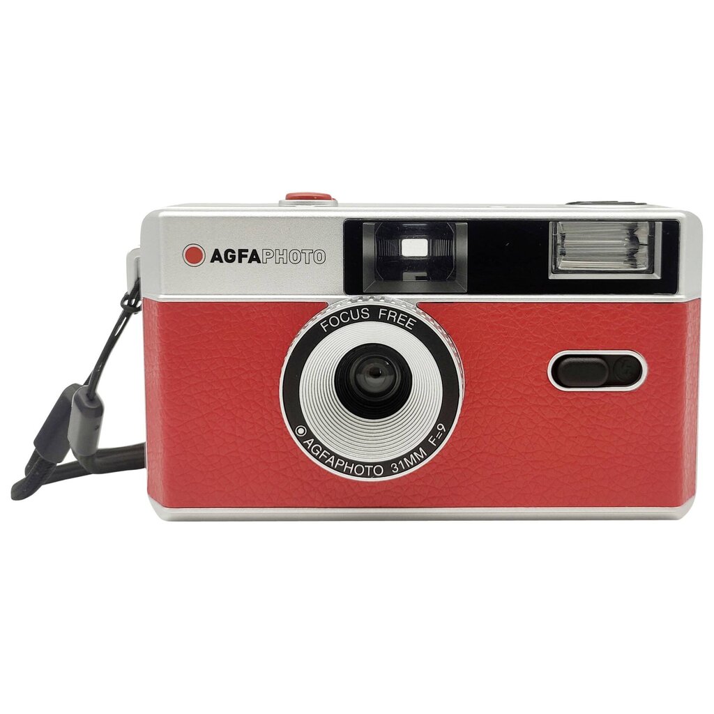 Agfaphoto analoogkaamera 35mm, punane цена и информация | Kiirpildikaamerad | hansapost.ee