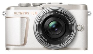 Olympus PEN E-PL10 + ED 14-42mm EZ PANCAKE, White hind ja info | Fotoaparaadid | hansapost.ee