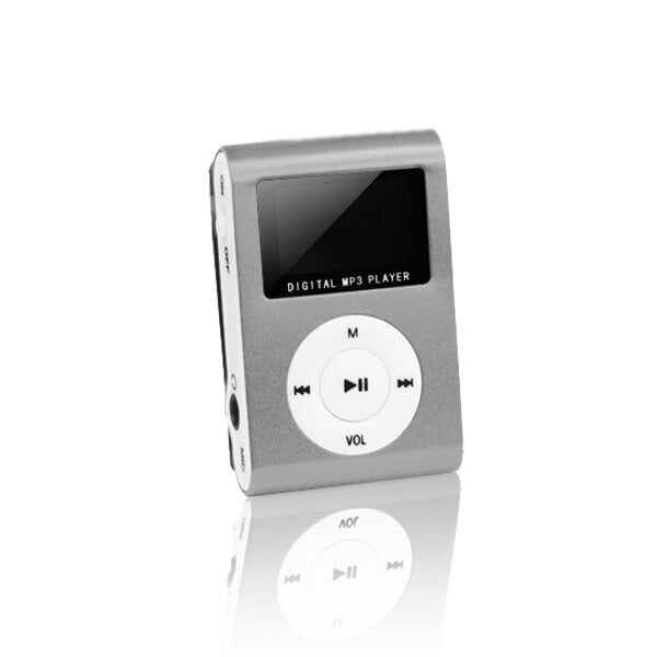 MP3 mängija Metal Clip MP3, Hall цена и информация | MP3-mängijad, MP4-mängijad | hansapost.ee
