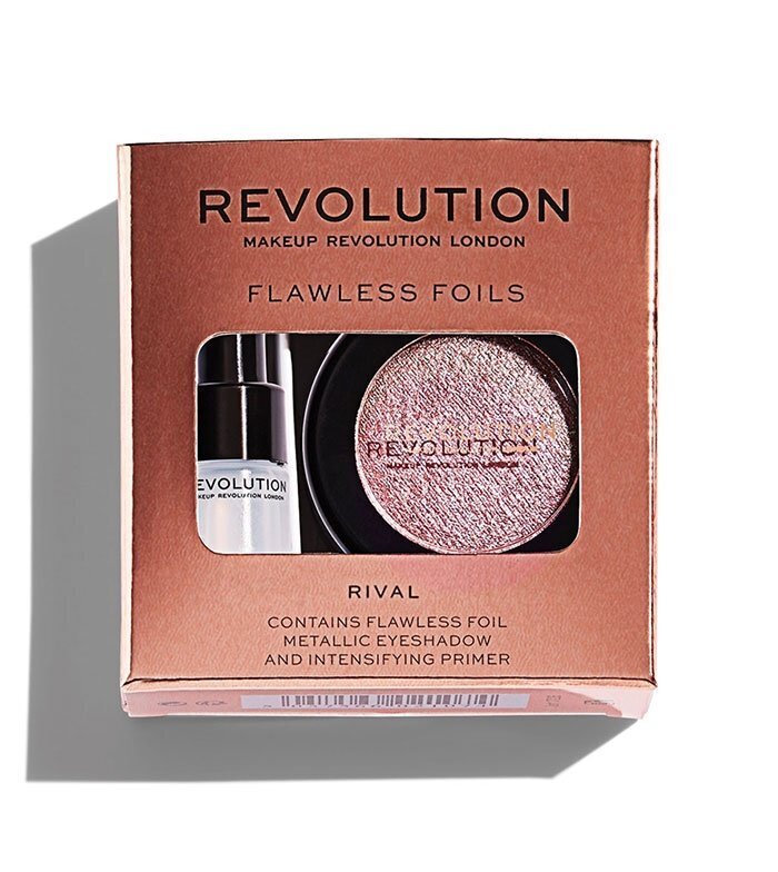 Lauvärv Makeup Revolution London Flawless Foilsto 2 g, Rival цена и информация | Lauvärvid, ripsmetušid ja silmapliiatsid | hansapost.ee