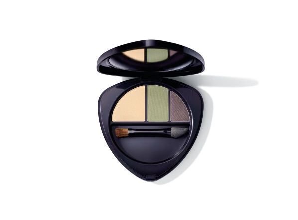 Lauvärvid Dr. Hauschka Eyeshadow Trio 02 Jade цена и информация | Lauvärvid, ripsmetušid ja silmapliiatsid | hansapost.ee