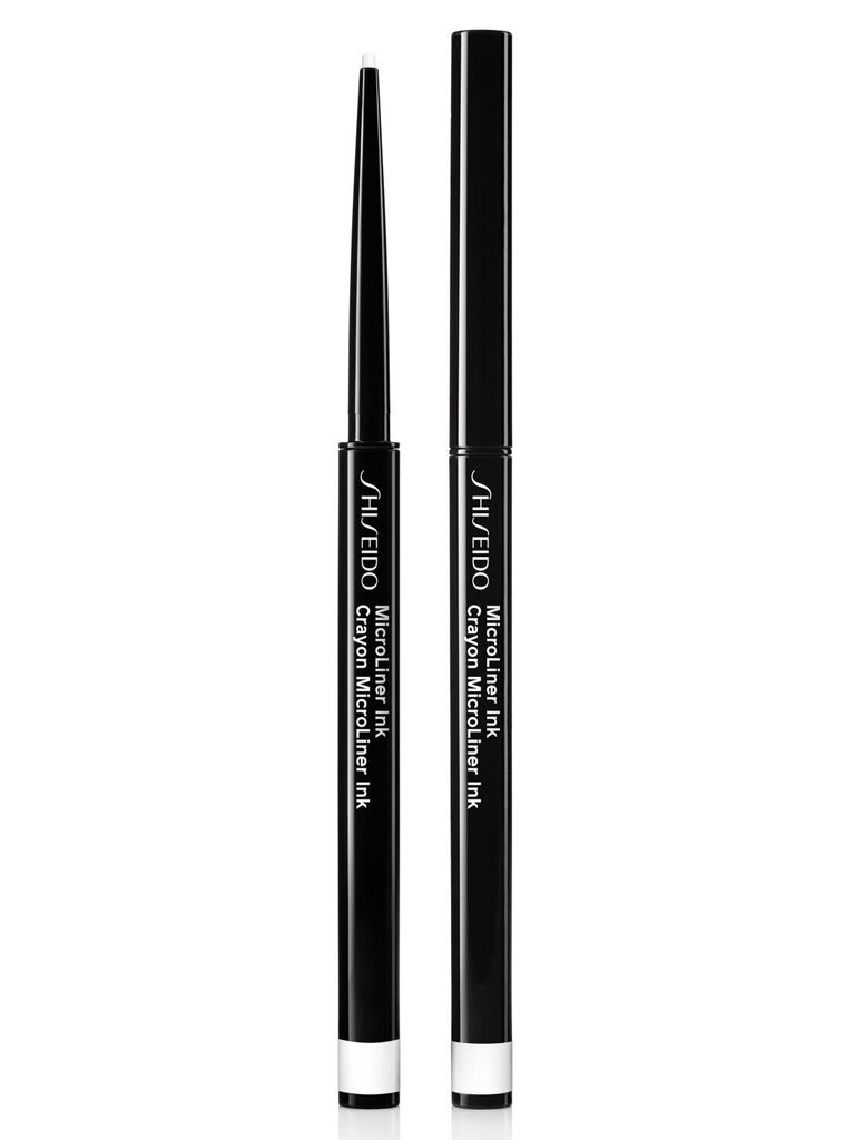 Silmalainer Shiseido MicroLiner Ink 0,8 g, 05 White hind ja info | Lauvärvid, ripsmetušid ja silmapliiatsid | hansapost.ee