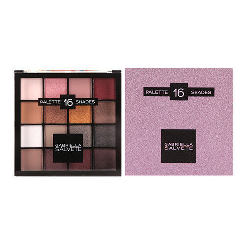 Gabriella Salvete Palette 16 Shades lauvärvipalett 20,8 g, 02 Pink цена и информация | Lauvärvid, ripsmetušid ja silmapliiatsid | hansapost.ee