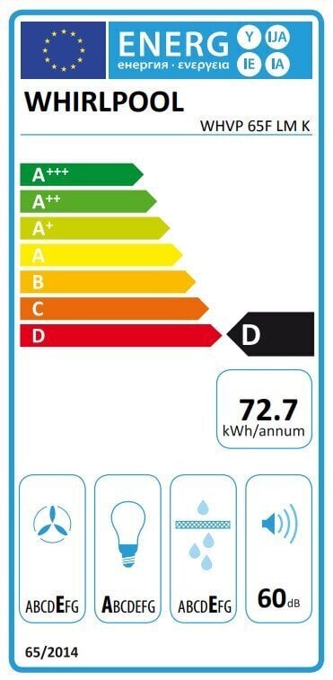 Whirlpool WHVP 65F LM K цена и информация | Õhupuhastid | hansapost.ee