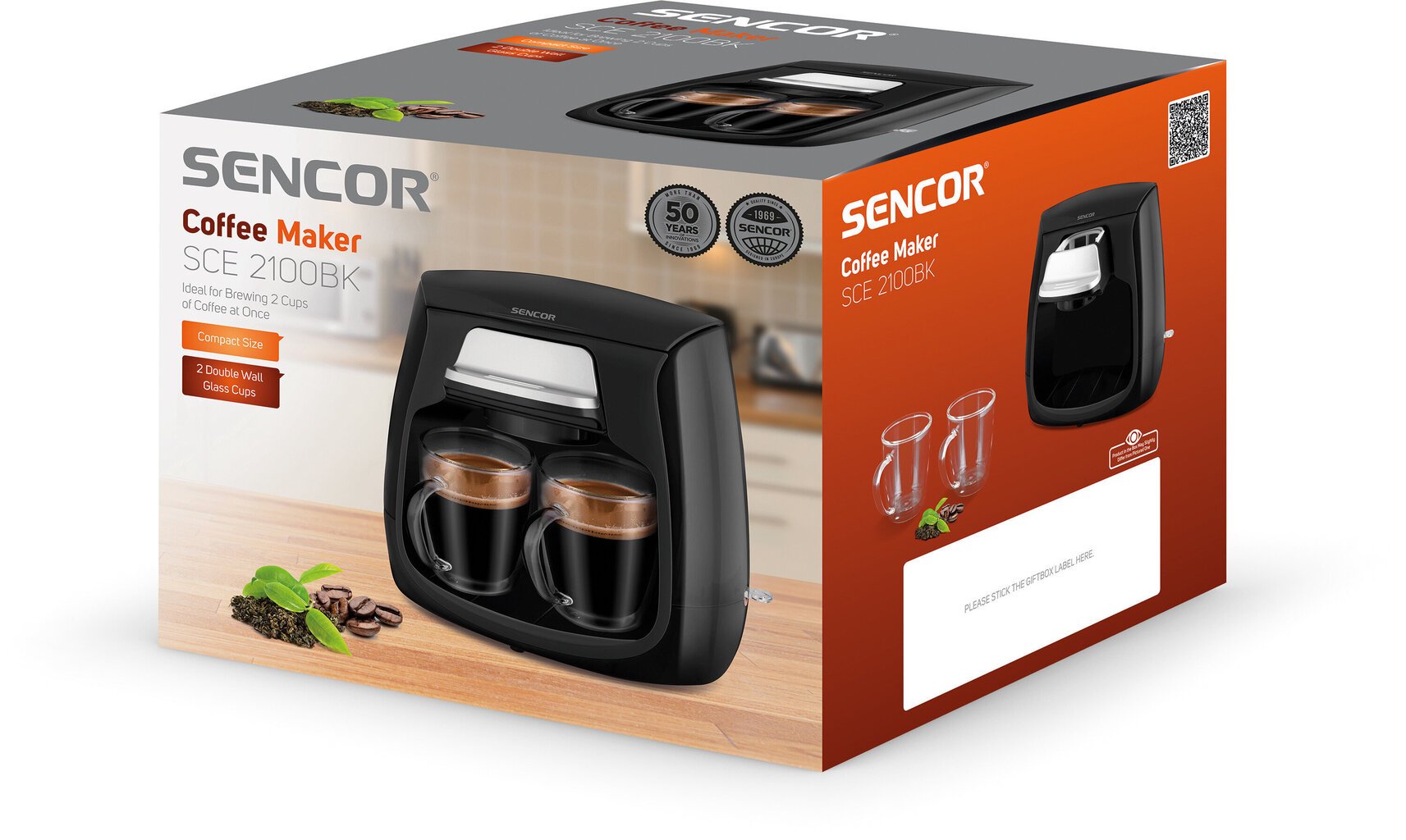 Sencor SCE 2100BK цена и информация | Kohvimasinad ja espressomasinad | hansapost.ee