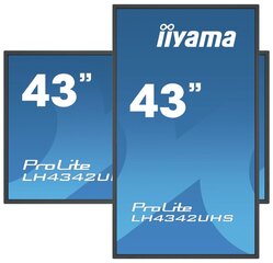 Iiyama LH4342UHS-B3 цена и информация | Телевизоры | hansapost.ee