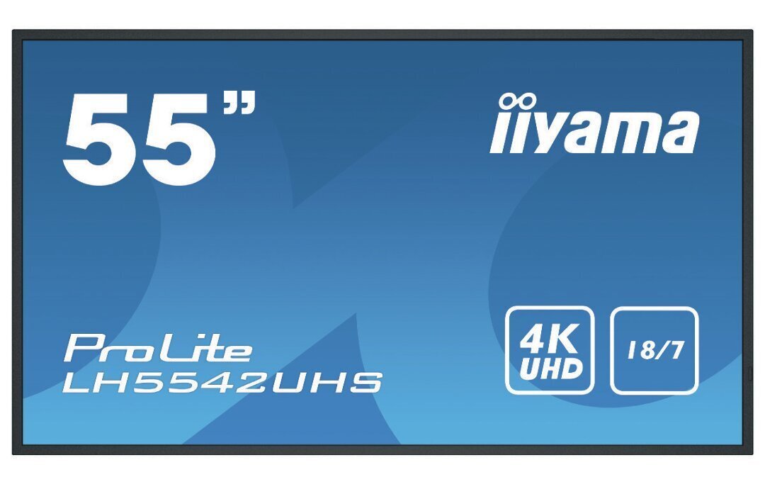 55 4K Ultra HD ekraanilahendus ärile iiyama LH5542UHS-B3 цена и информация | Monitorid | hansapost.ee
