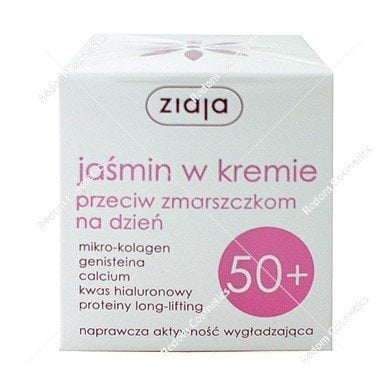 Päevakreem Ziaja Jaśmin 50+ 50 ml цена и информация | Näokreemid | hansapost.ee