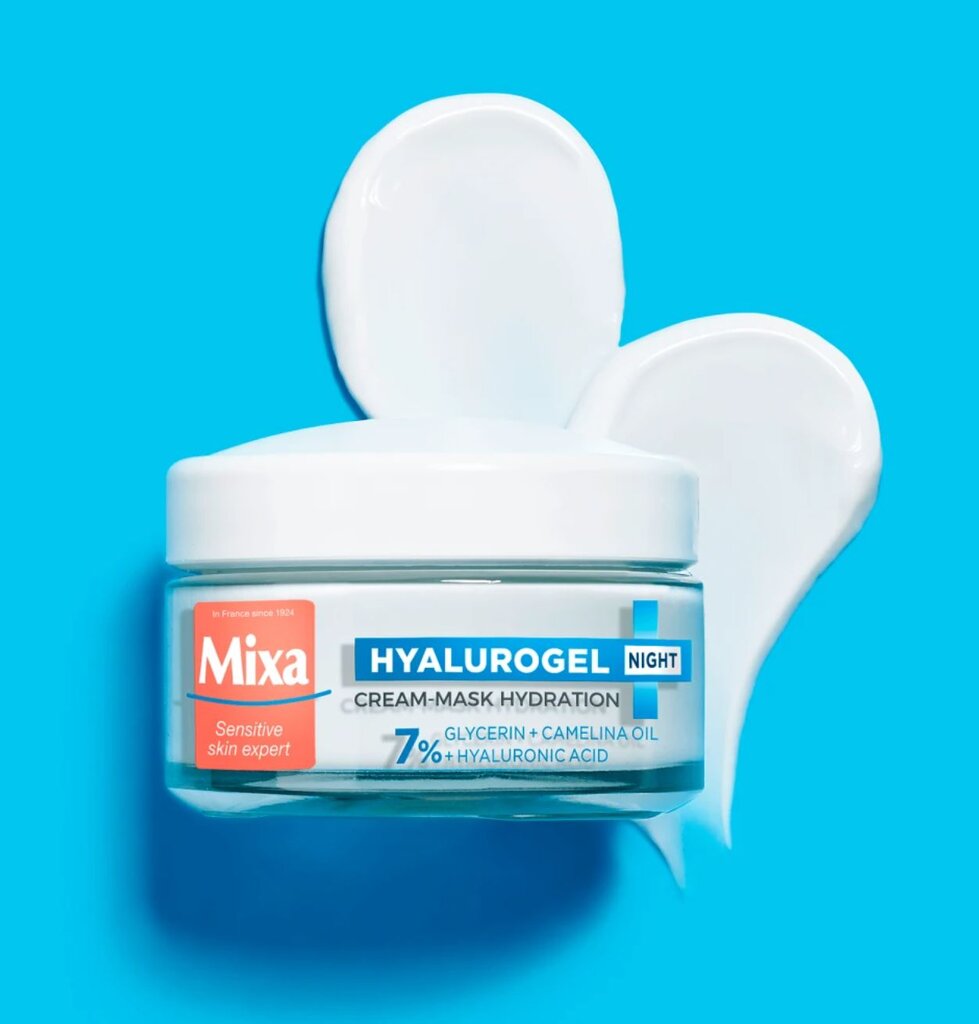 Mixa Hyalurogel öökreem 50 ml цена и информация | Näokreemid | hansapost.ee