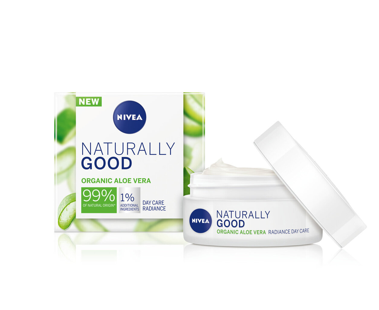 Nivea Naturally Good Aloe Vera päevakreem 50 ml цена и информация | Näokreemid | hansapost.ee