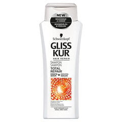 Schwarzkopf Gliss Kur Total Repair šampoon 250 ml цена и информация | Шампуни | hansapost.ee