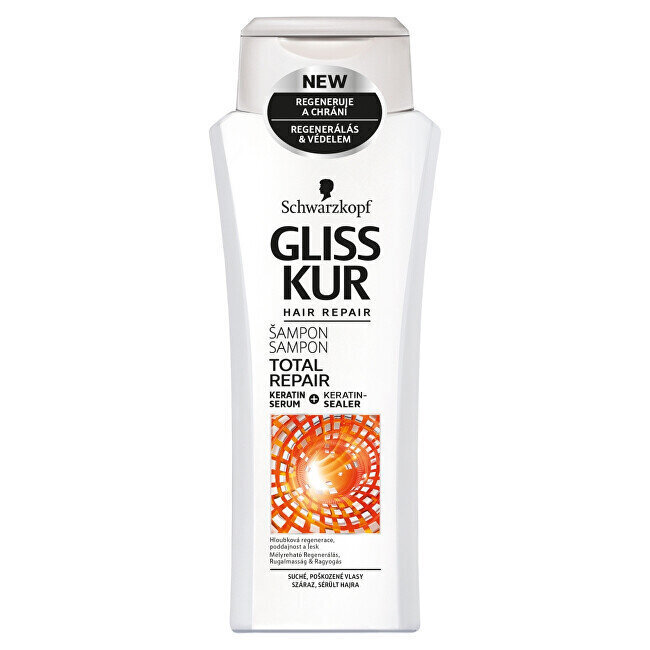 Schwarzkopf Gliss Kur Total Repair šampoon 250 ml hind ja info | Šampoonid | hansapost.ee