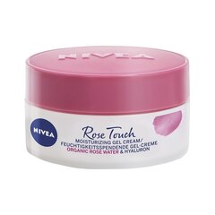 Дневной крем от бренда Nivea Rose Touch содержит розовую воду, которая обеспечивает коже интенсивное питание и глубокое увлажнение, которое сохраняется до 48 часов. Содержащаяся гиалуроновая кислота предотвращает преждевременное старение и помогает уменьшить тонкие линии и морщины. Он покорит вас своим идеальным ароматом. цена и информация | Кремы для лица | hansapost.ee