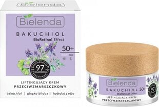 Näokreem Bielenda Bakuchiol BioRetinol Effect 50+, 50 ml hind ja info | Näokreemid | hansapost.ee