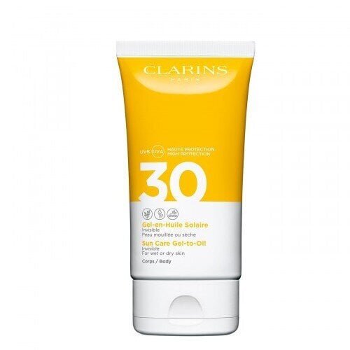 Clarins Sun Care SPF30 päikesekaitsegeel 150 ml hind ja info | Päikesekaitse ja päevitusjärgsed kreemid | hansapost.ee