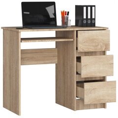 Письменный стол NORE A6, правый, цвета дуба цена и информация | Компьютерные, письменные столы | hansapost.ee