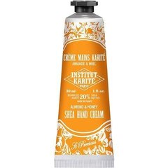 Institut Karite Shea Hand Cream Almond & Honey крем для рук 30 мл цена и информация | Кремы, лосьоны для тела | hansapost.ee