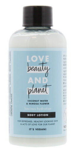 Ihupiim Love Beauty and Planet Coconut Water & Mimosa Flower, 100 ml цена и информация | Kehakreemid, kehaõlid ja losjoonid | hansapost.ee