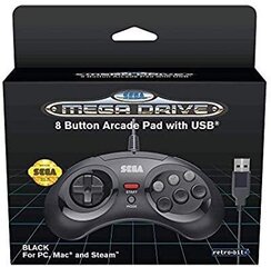 Игровой контроллер Retro-Bit SEGA Mega Drive 8-B USB цена и информация | Джойстики | hansapost.ee