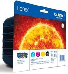 BROTHER LC980VALBPDR valuepack ink blist цена и информация | Картридж Actis KH-653CR | hansapost.ee