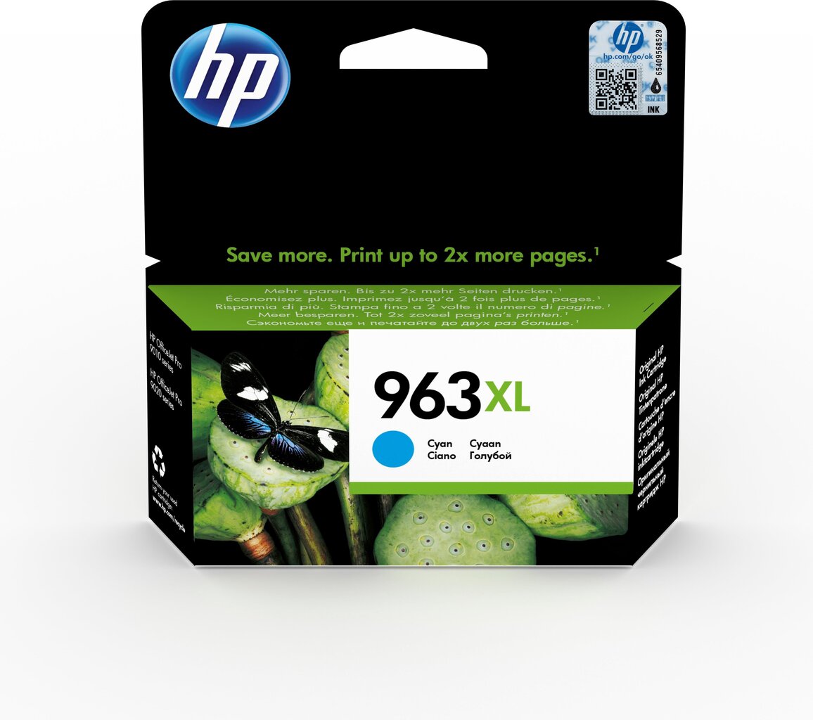 HP 963XL High Yield Cyan Ink hind ja info | Tindiprinteri kassetid | hansapost.ee