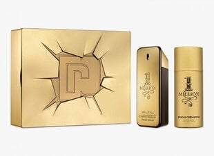 Paco Rabanne 1 Million EDT подарочный комплект для мужчин, 100 мл цена и информация | Paco Rabanne Духи, косметика | hansapost.ee